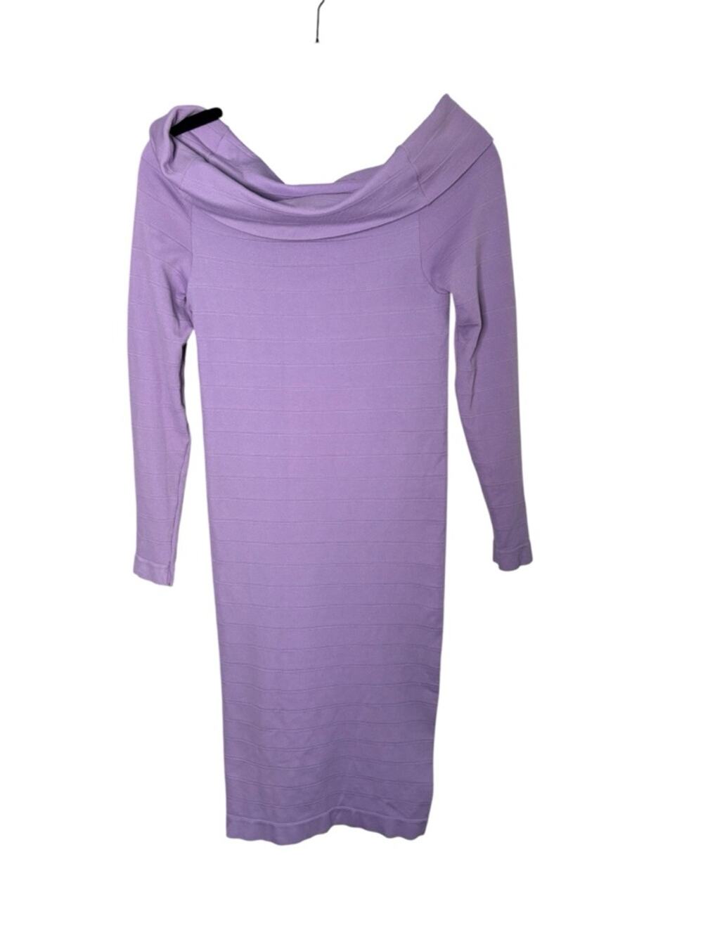 Venus Lavender Off the Shoulder Bodycon Dress Small